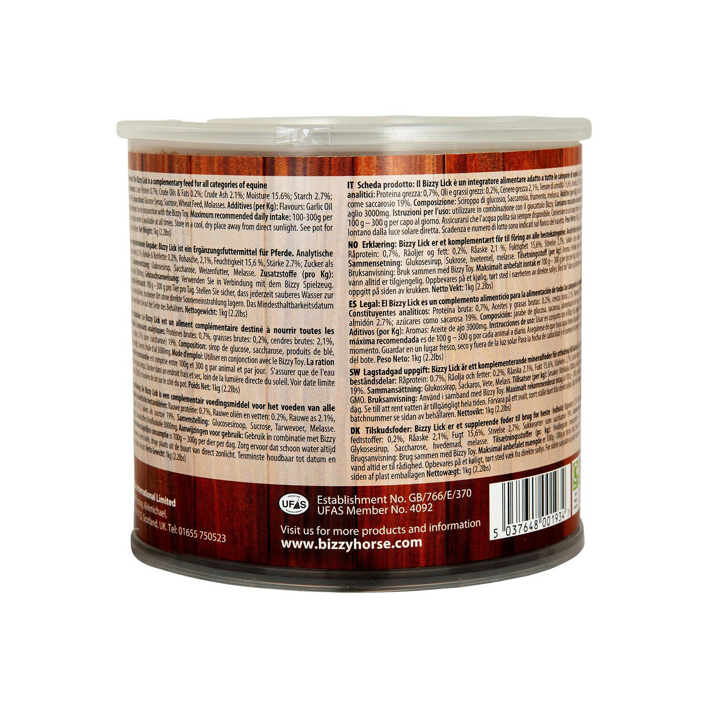 Bizzy Lick salt-lick 1kg.PU8