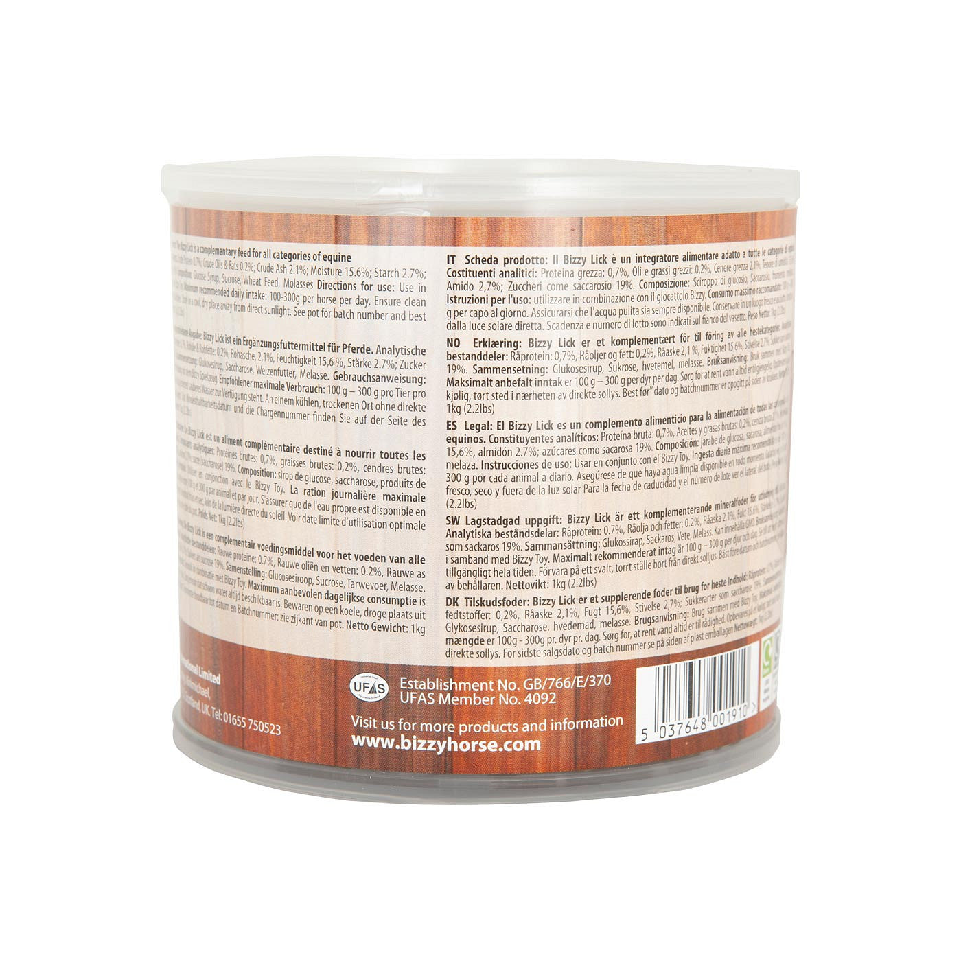 Bizzy Lick salt-lick 1kg.PU8