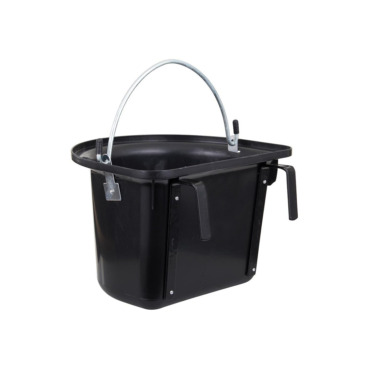 Stable bucket Premiere halfr.p lastic w/braces+handle