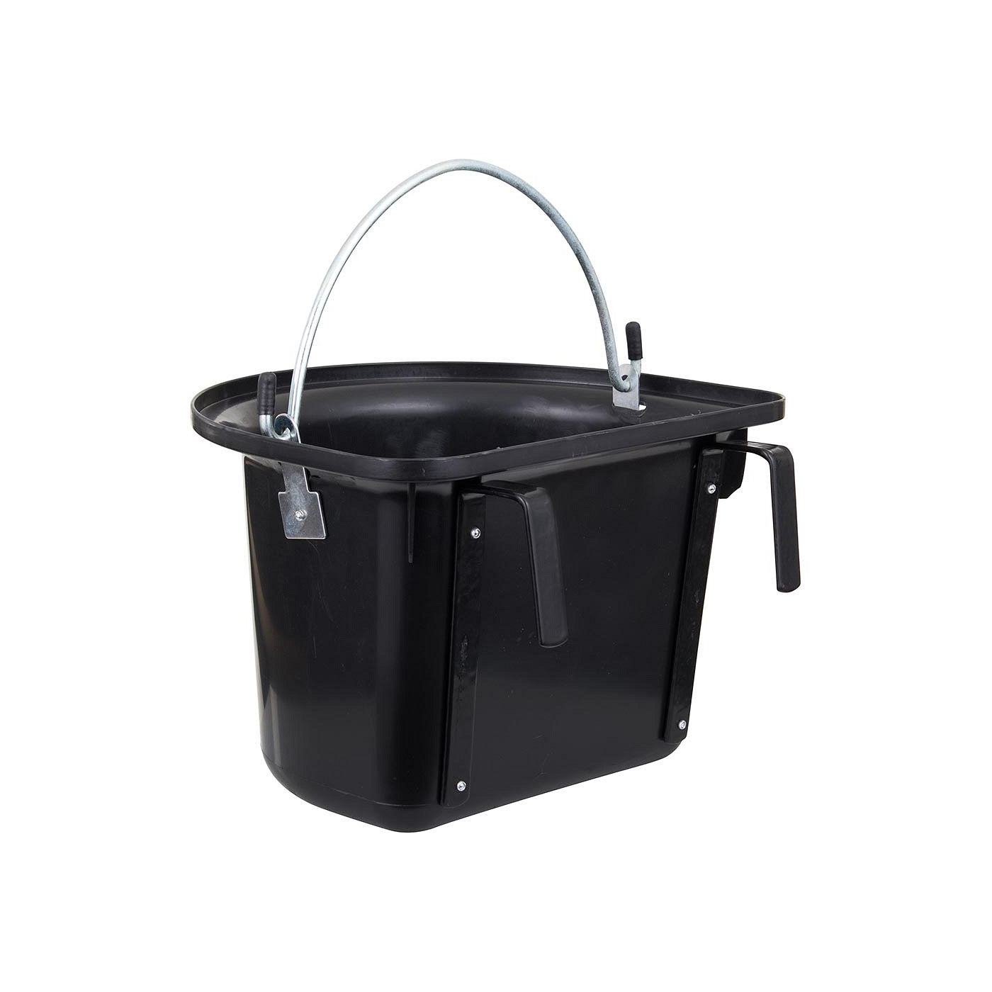 Stable bucket Premiere halfr.p lastic w/braces+handle