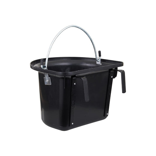 Stable bucket Premiere halfr.p lastic w/braces+handle