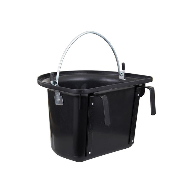 Stable bucket Premiere halfr.p lastic w/braces+handle