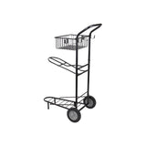 Tack trolley Premiere w/basket  and 1 saddle rack