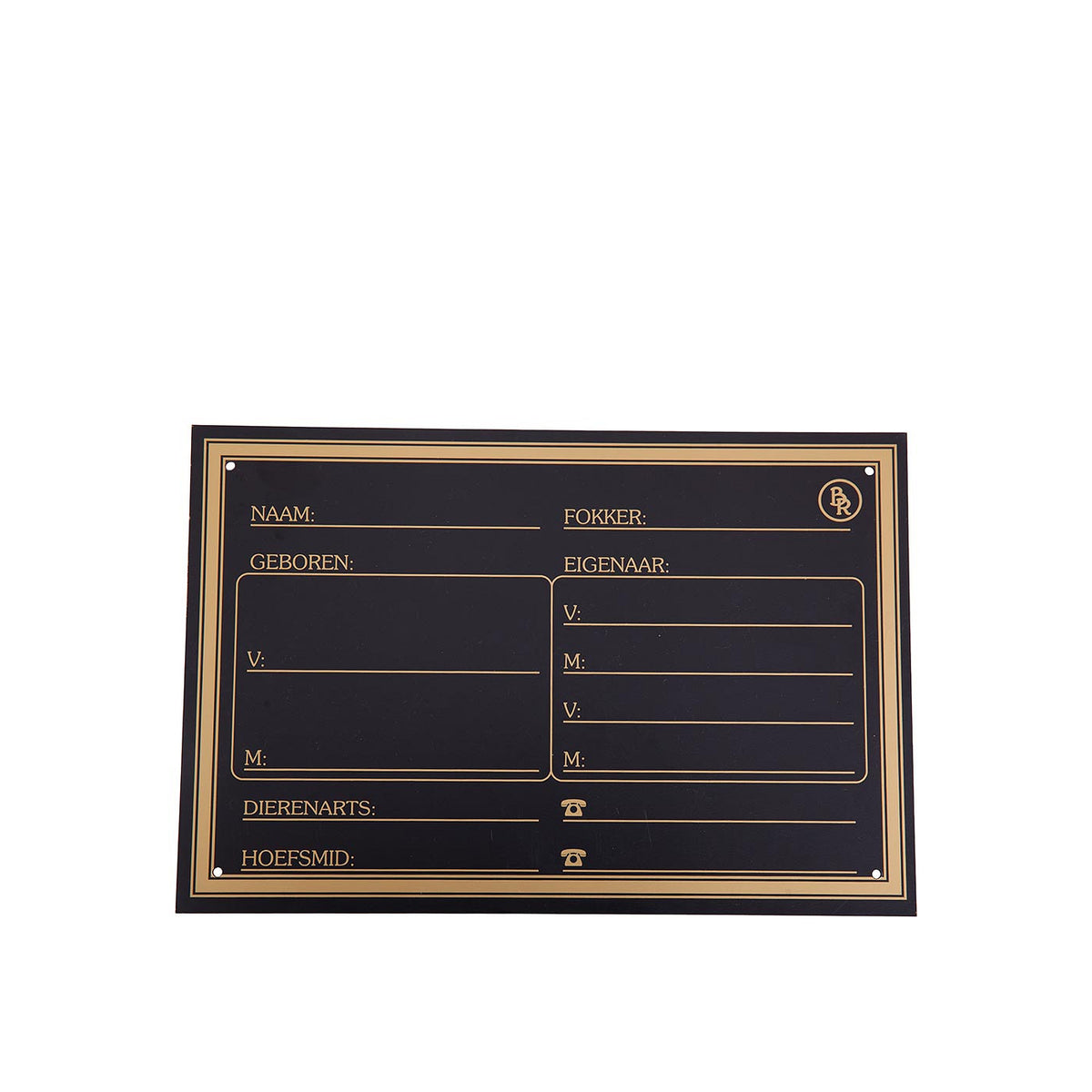 BR Stable Plate NL
