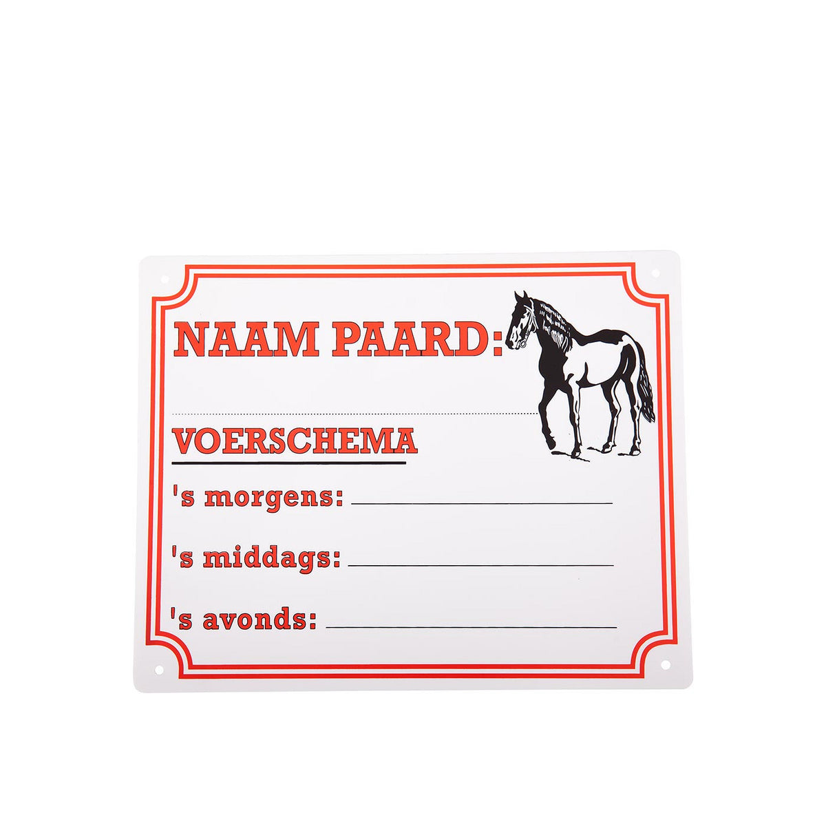 Premiere Stable Plate