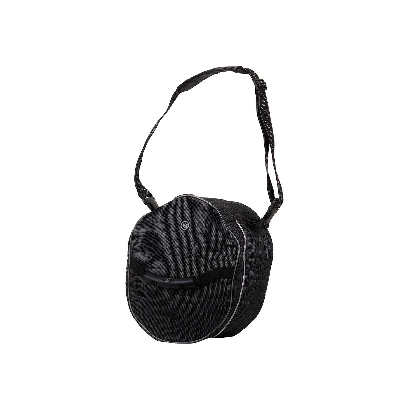 This lined Helmet Carrier has internal compartments for additional storage and protection for your  helmet and accessories. Features ANKY® logo on both sides, carry handle, and a detachable strap.