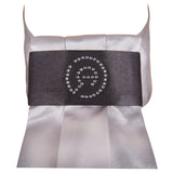 The Contrast Stock Tie adds a little colour to your outfit. The rhinestone logo provides a subtle effect of glamour to it. Comes with a laundry bag.