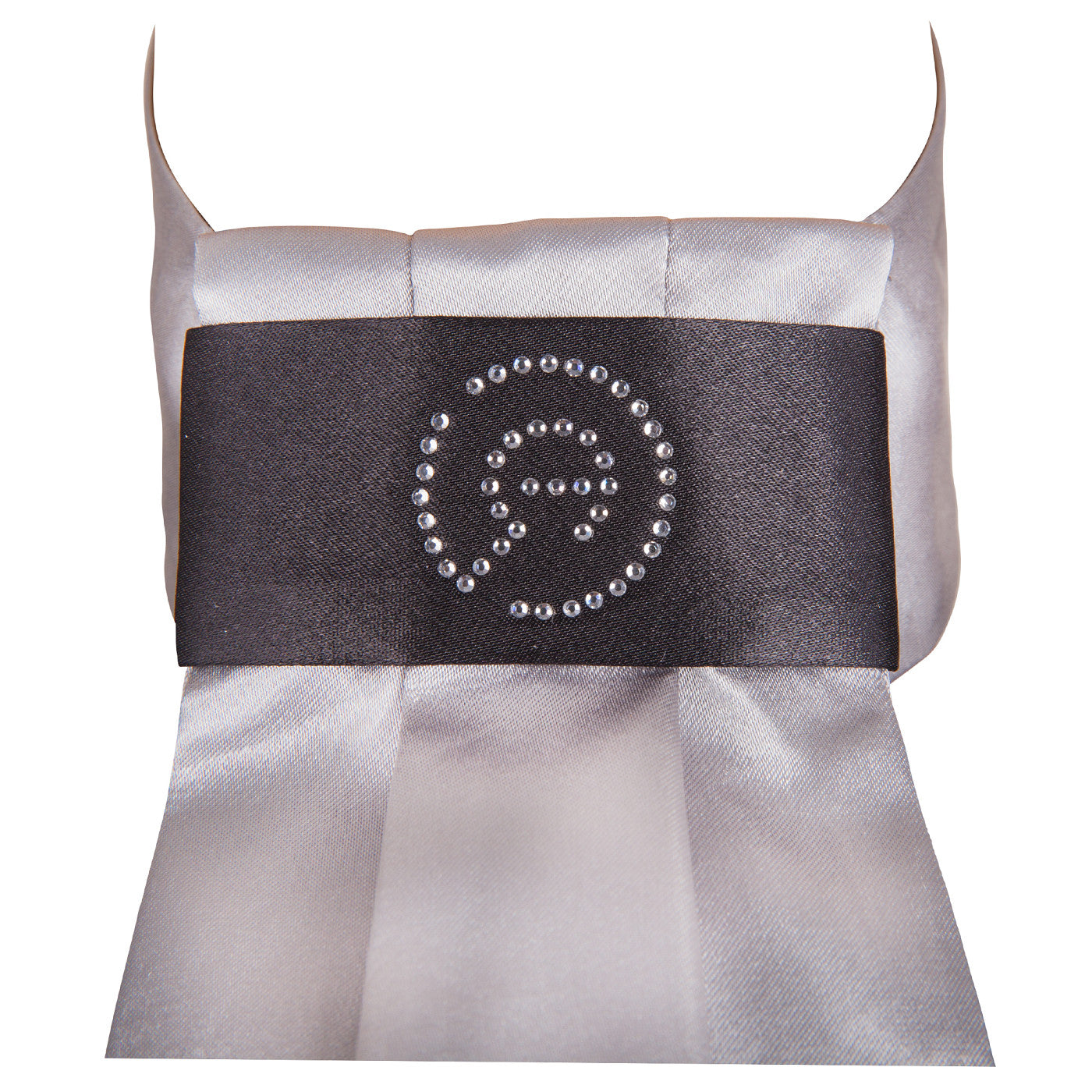 The Contrast Stock Tie adds a little colour to your outfit. The rhinestone logo provides a subtle effect of glamour to it. Comes with a laundry bag.