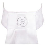 The Contrast Stock Tie adds a little colour to your outfit. The rhinestone logo provides a subtle effect of glamour to it. Comes with a laundry bag.