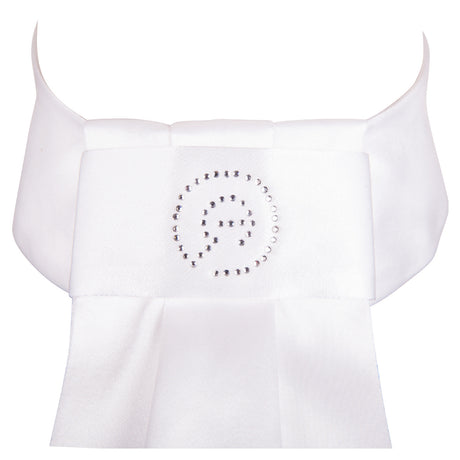 The Contrast Stock Tie adds a little colour to your outfit. The rhinestone logo provides a subtle effect of glamour to it. Comes with a laundry bag.