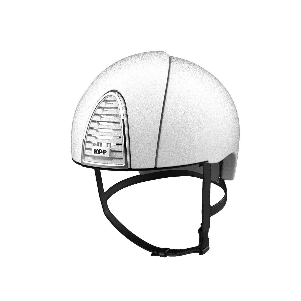 KEP Cromo Jockey textured frame chrome,grid black
