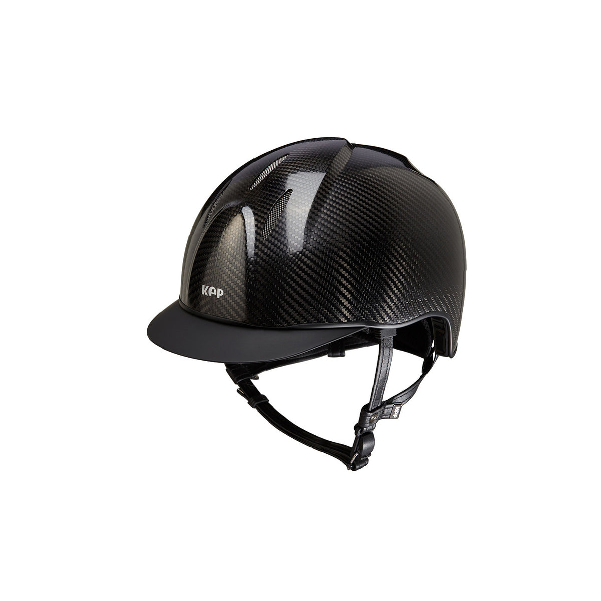 KEP Shiny black crown Carbon, black Opaque visor, stainless grill