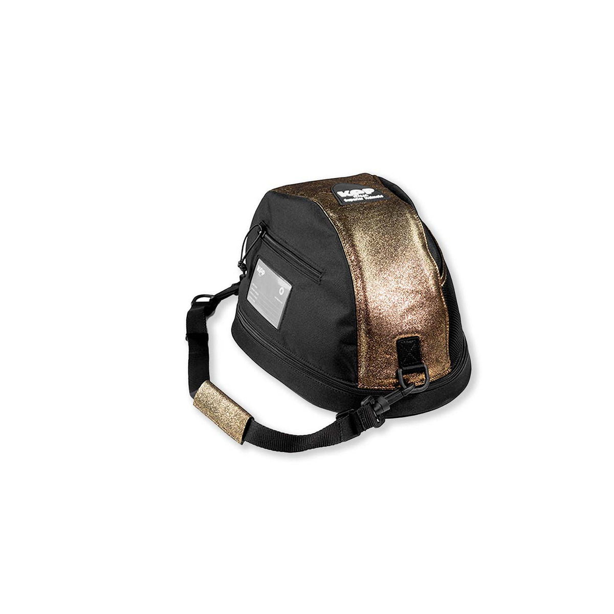 KEP Helmet KEPBAG with silver glitter leather parts
