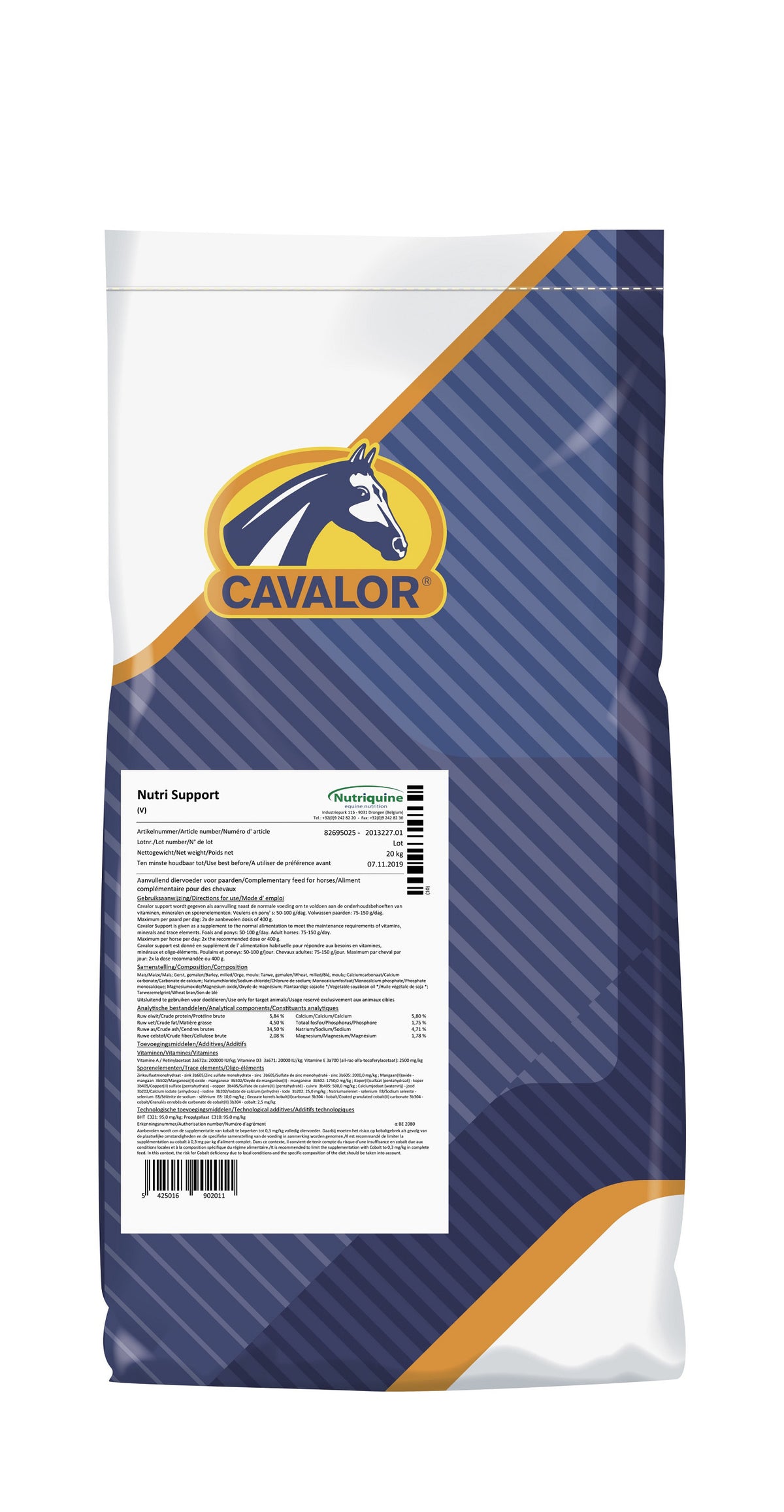 Cavalor Nutri Support 20 kg