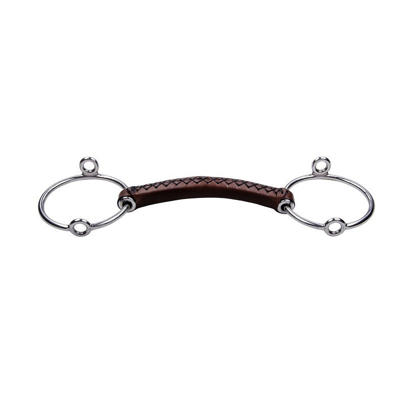 TRUST Leather loose ring gag straight-20