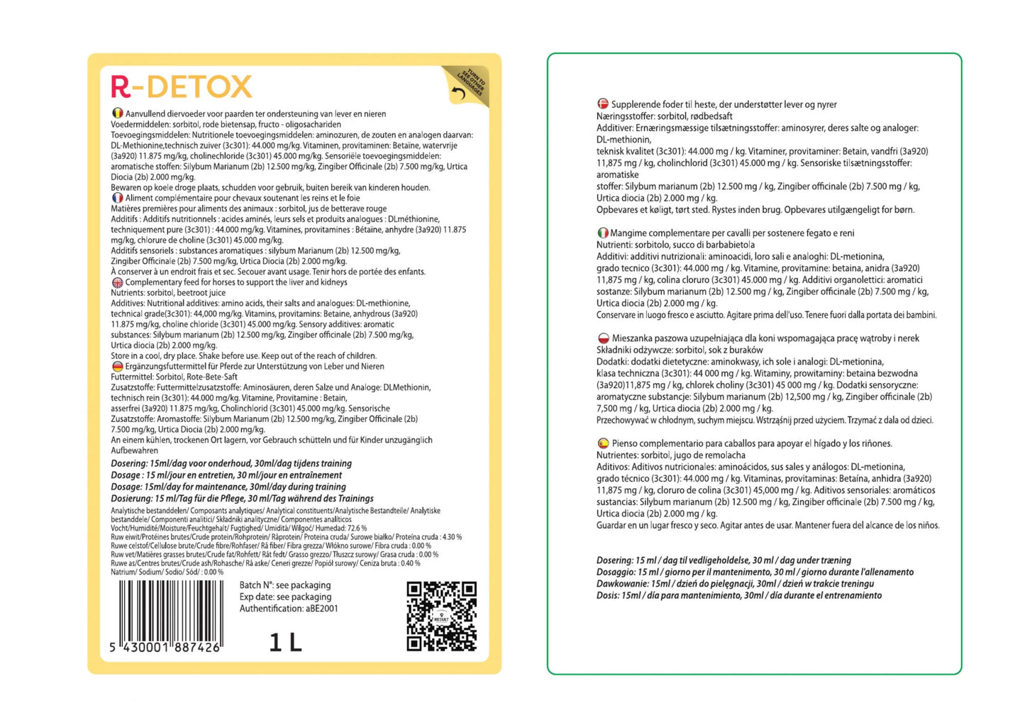 Result Equine - R - Detox