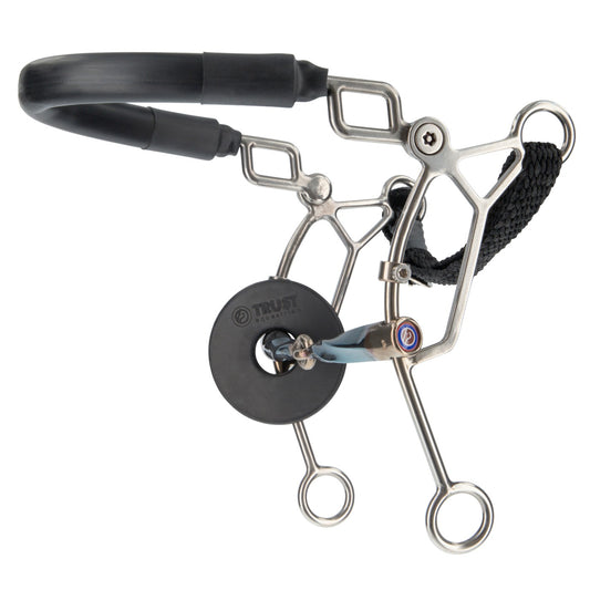 Trust Sweet Iron Hackamore combi long-slow twist jointed-16