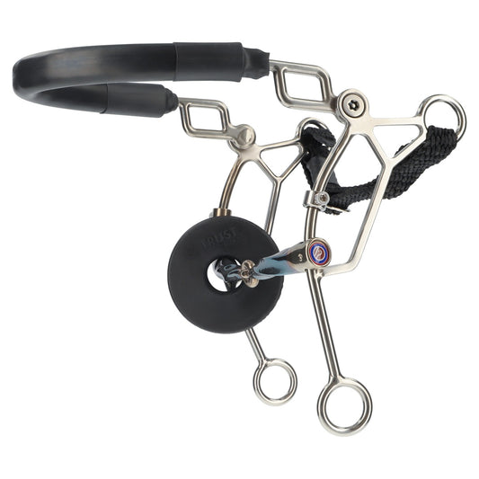 Trust Sweet Iron Hackamore combi long-slow twist Lock-16