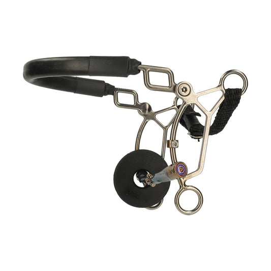 Trust Sweet Iron Hackamore combi short-slow twist jointed-16