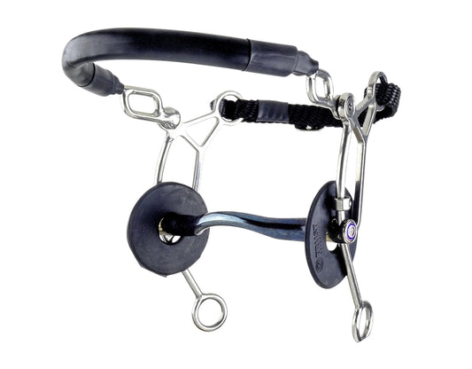 Trust Sweet Iron Hackamore combi long-medium port-16