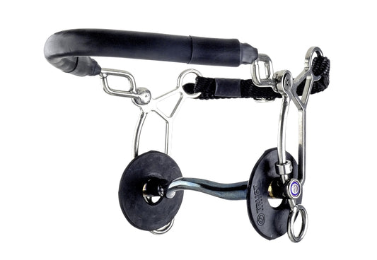 Trust Sweet Iron Hackamore combi short-medium port-16