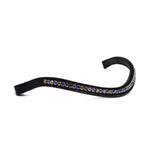 Bridle2Fit Browband BB 7 mm BL/G - black