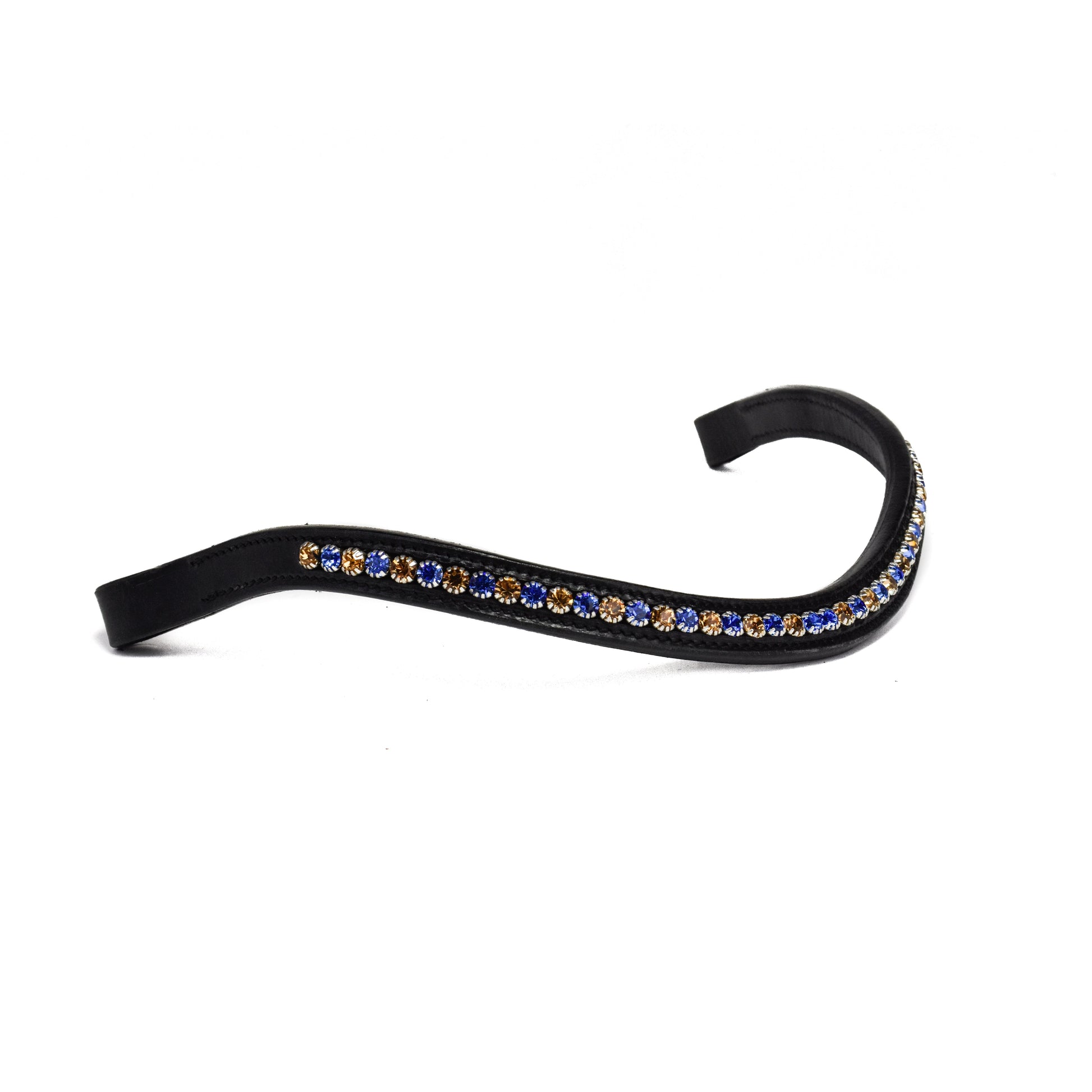 Bridle2Fit Browband BB 7 mm BL/G - black