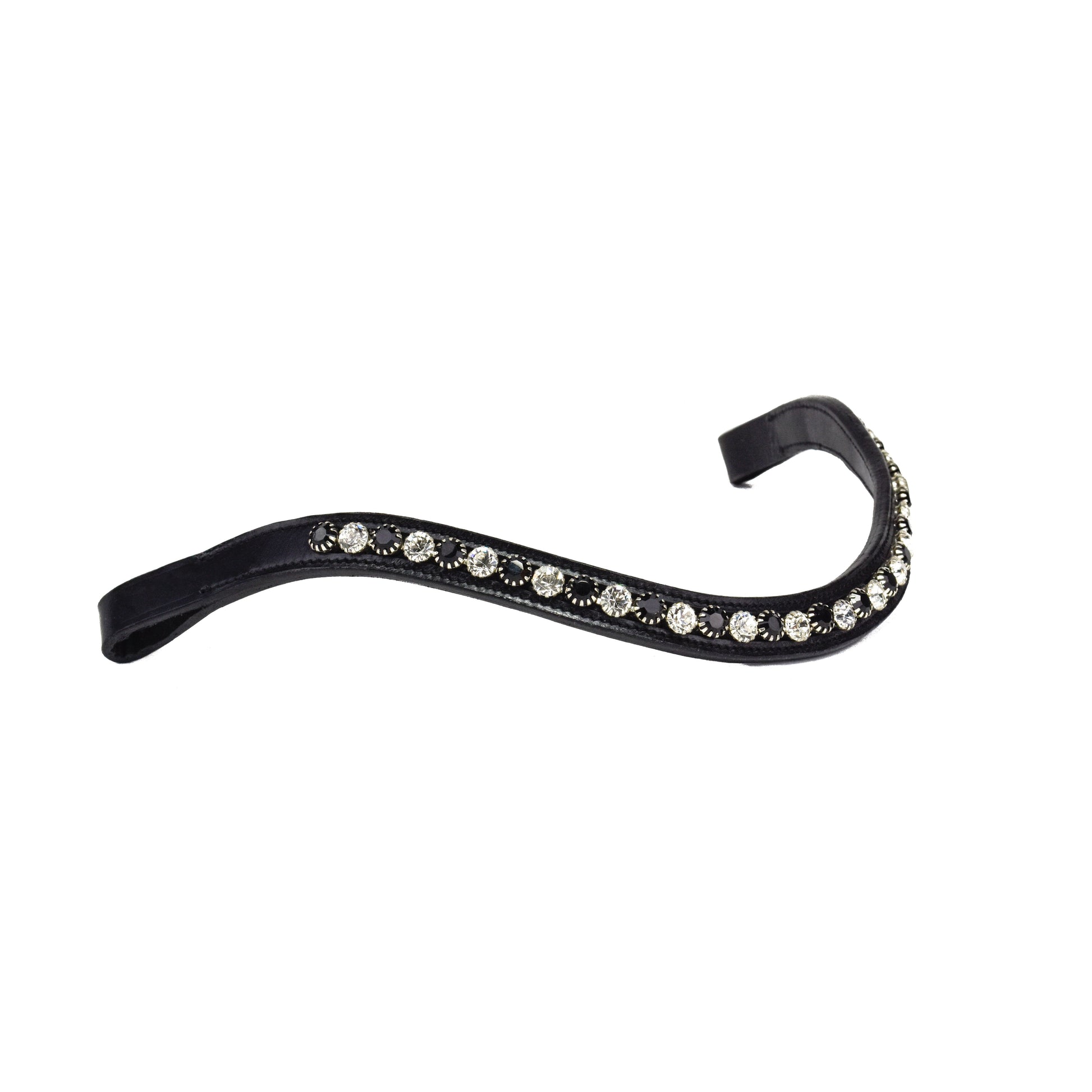 Bridle2Fit Browband BB 10 mm BW - black