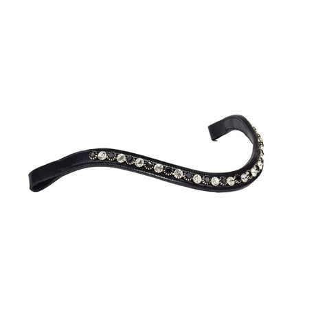 Bridle2Fit Browband BB 10 mm BW - black