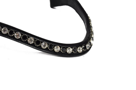 Bridle2Fit Browband BB 10 mm BW - black