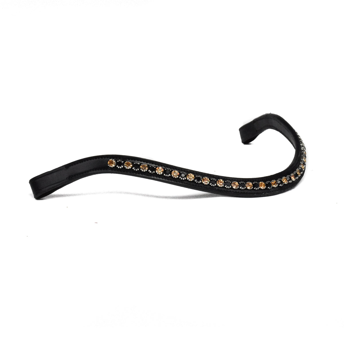 Bridle2Fit Browband BB 7 mm BG - black