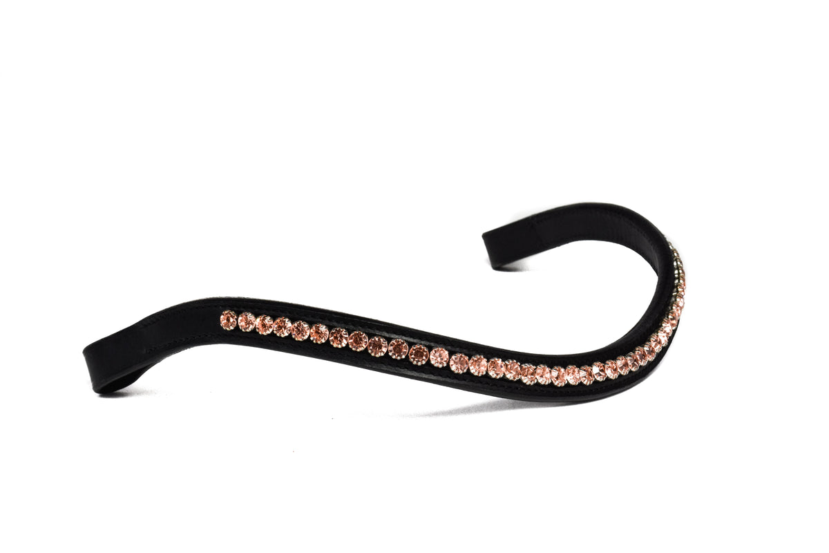 Bridle2Fit Browband BB 7 mm C - black