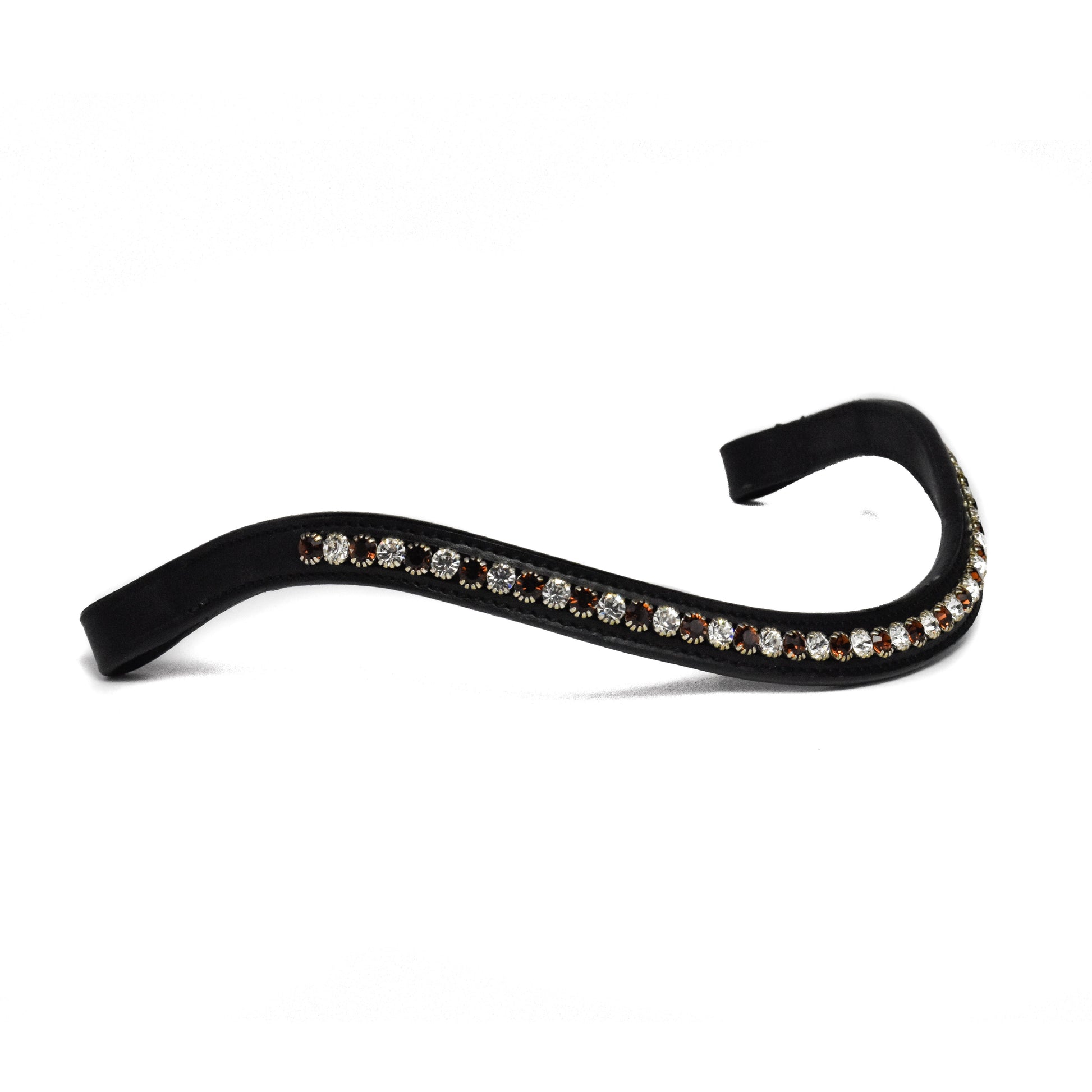 Bridle2Fit Browband BB 7 mm C/W - black