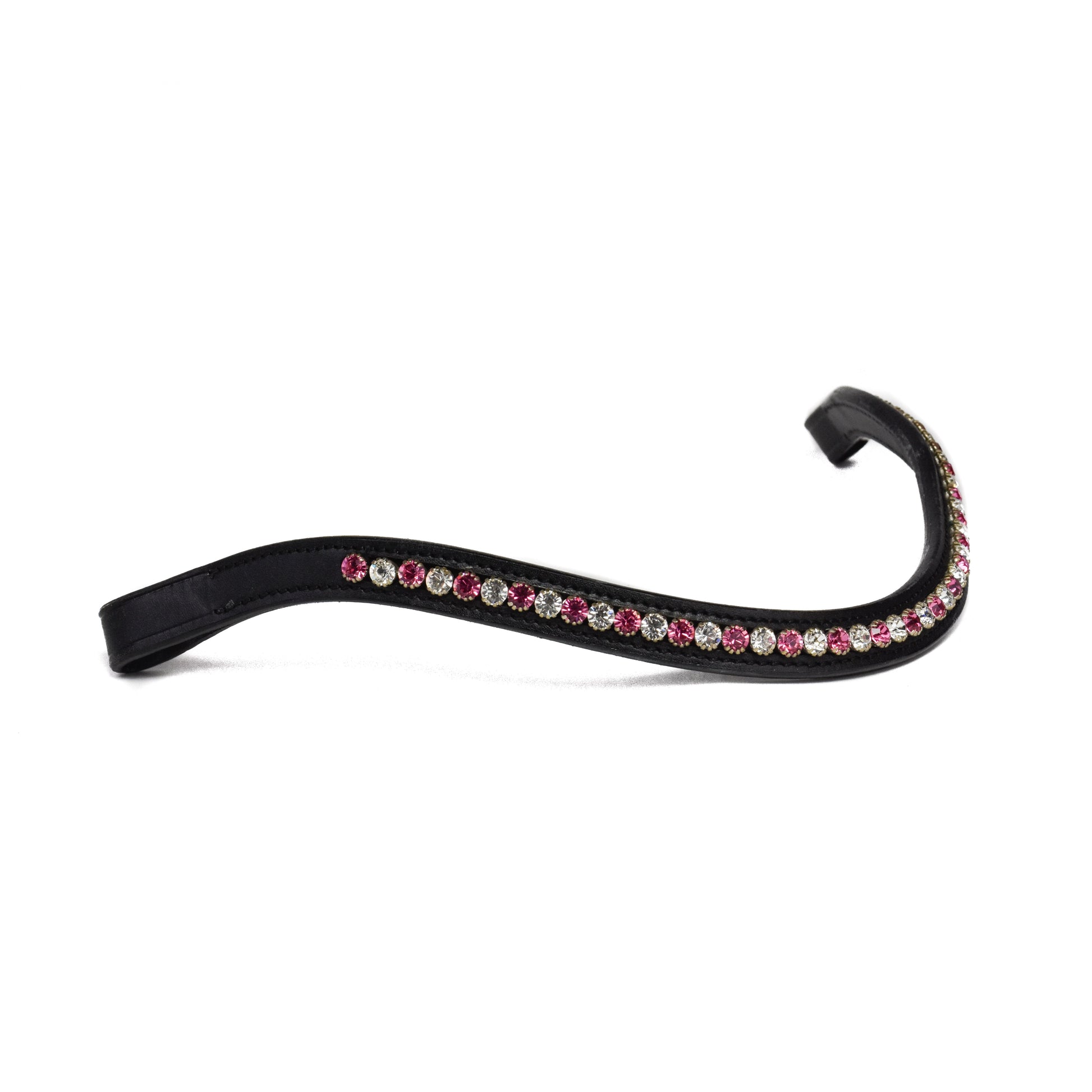 Bridle2Fit Browband BB 7 mm PI/WH - black