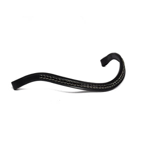 Bridle2Fit Browband BB 7 mm B - black