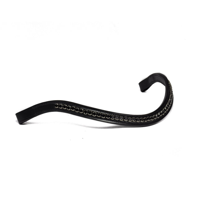 Bridle2Fit Browband BB 7 mm B - black