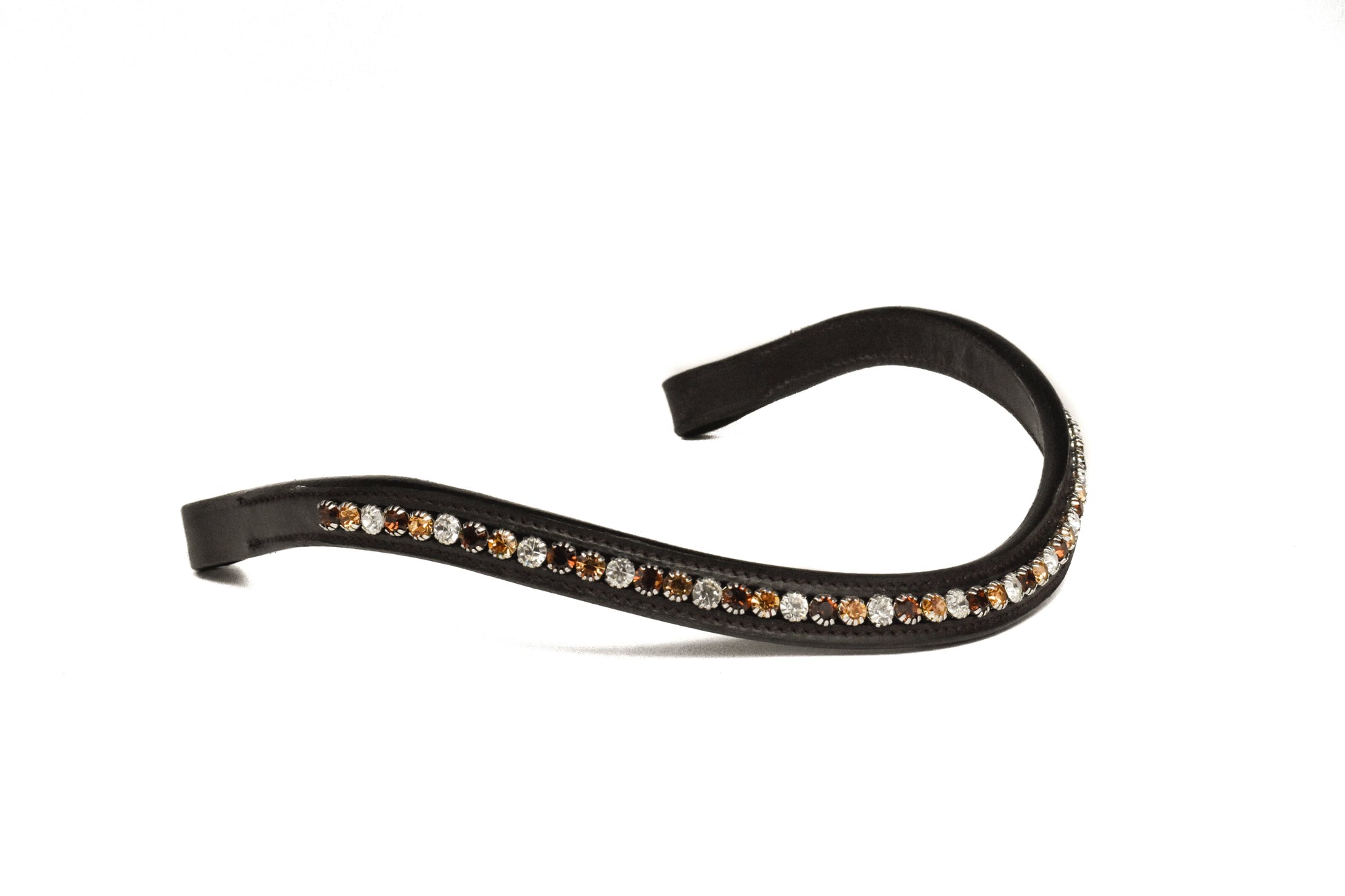 Bridle2Fit Browband BB 7 mm GCW - havanna