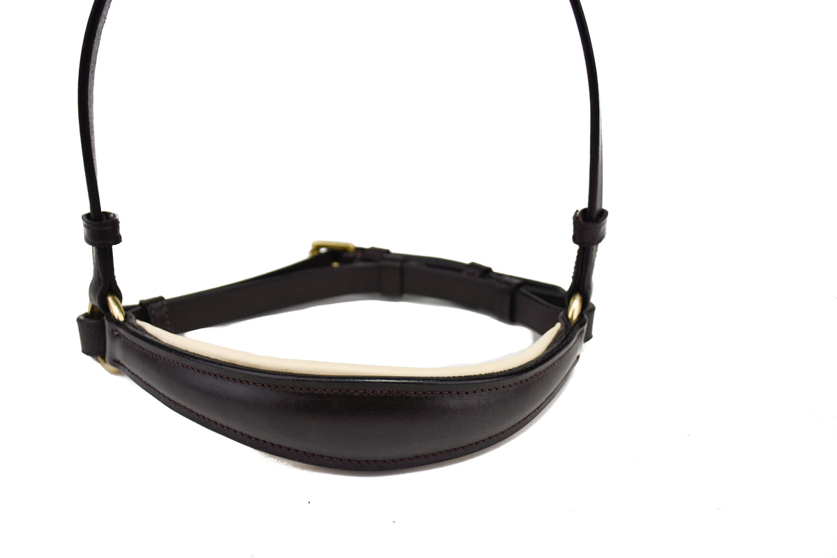 Bridle2Fit Drop Noseband - havanna/cream