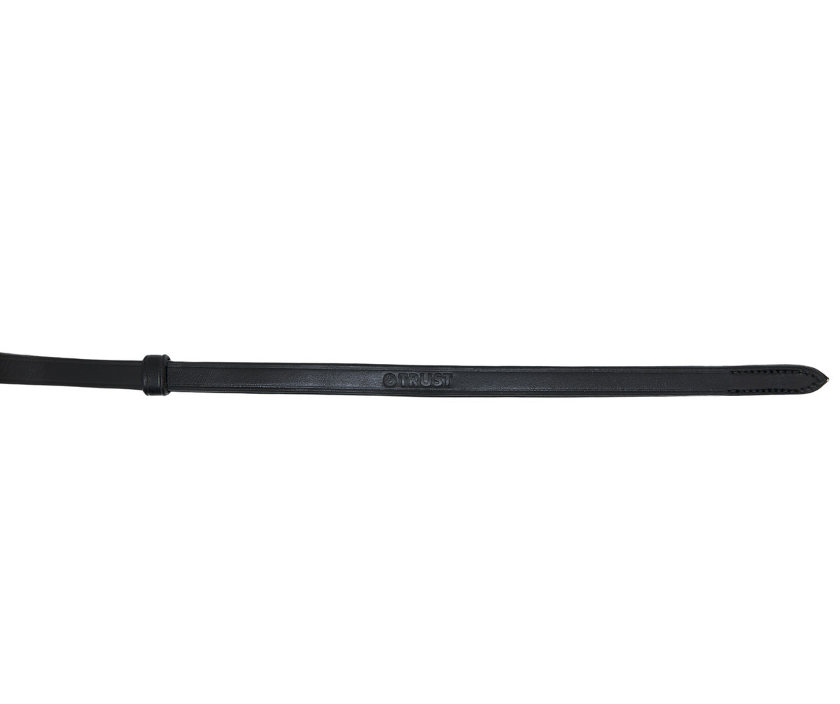 TRUST Compiegne 1/2inch leather curb reins Pro