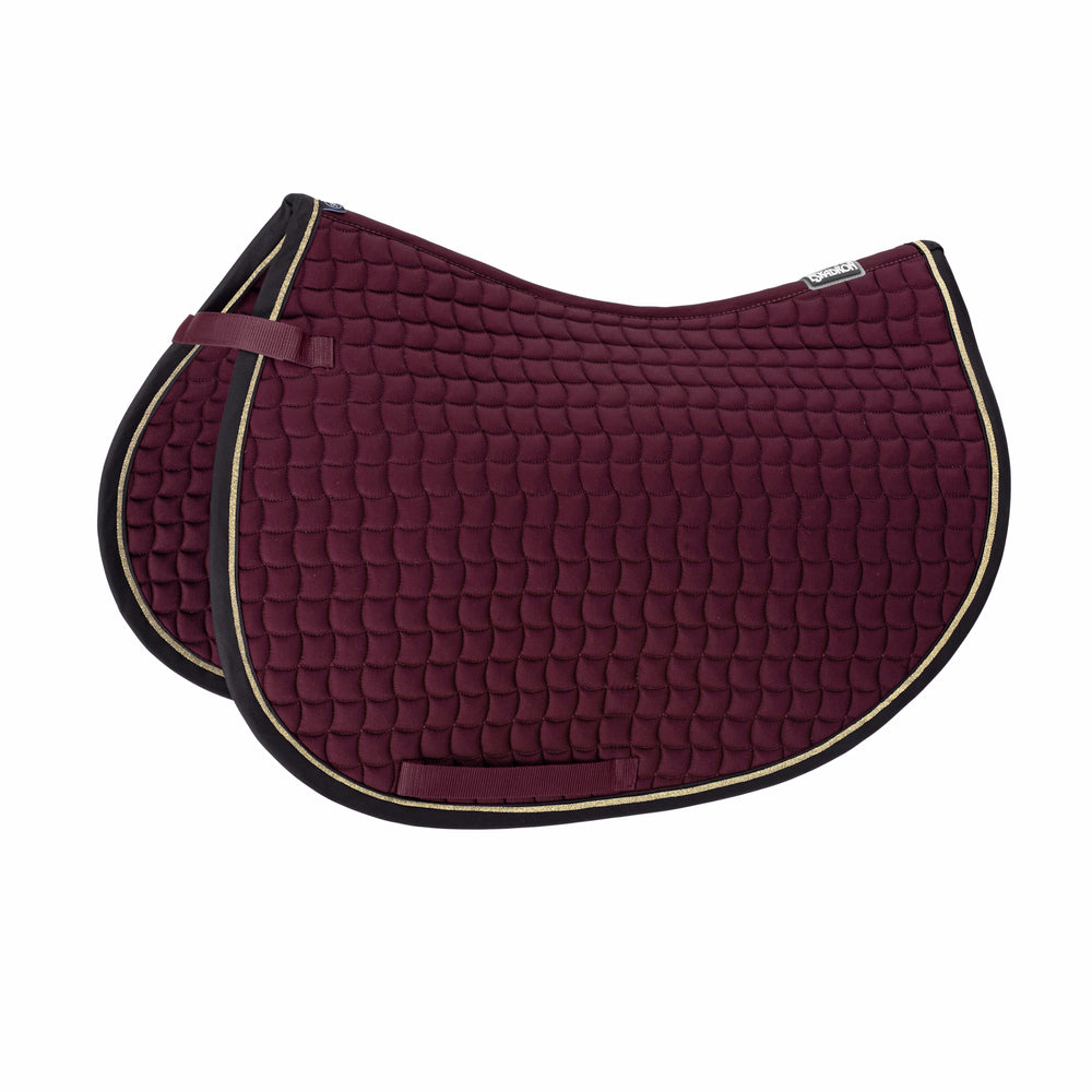 Eskadron Cotton Contrast Zadeldek - blackberry