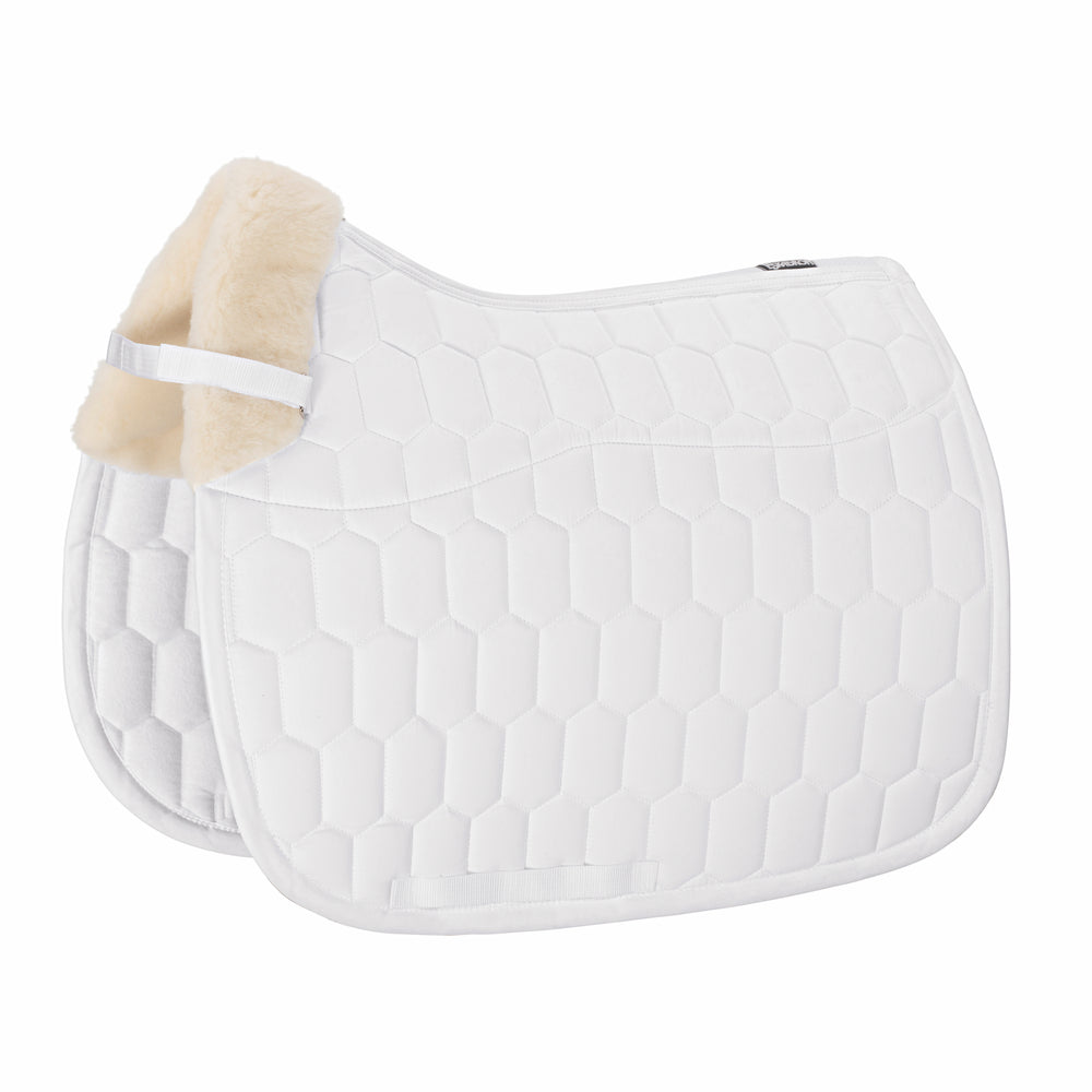 Eskadron Cotton Evo-Wool Zadeldek - white