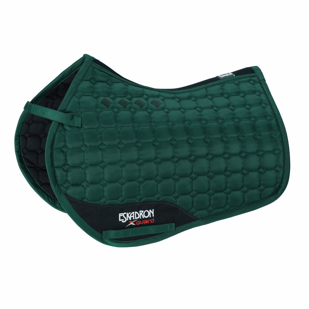 Eskadron Glossy Compact Zadeldek - racinggreen