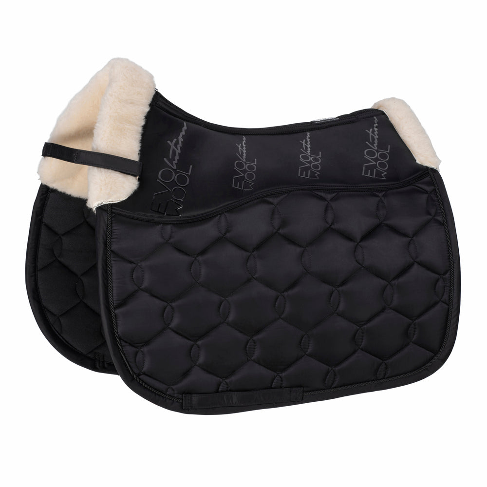 Eskadron Glossy Evo-Wool Zadeldek - black