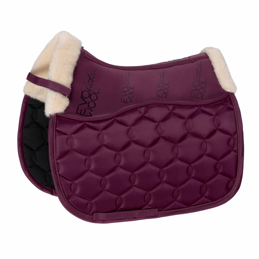 Eskadron Glossy Evo-Wool Zadeldek - blackberry