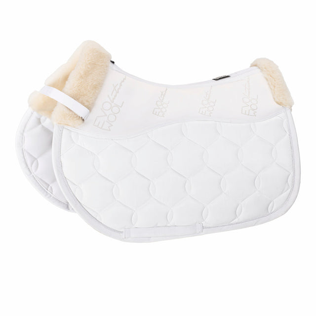 Eskadron Glossy Evo-Wool Zadeldek - white