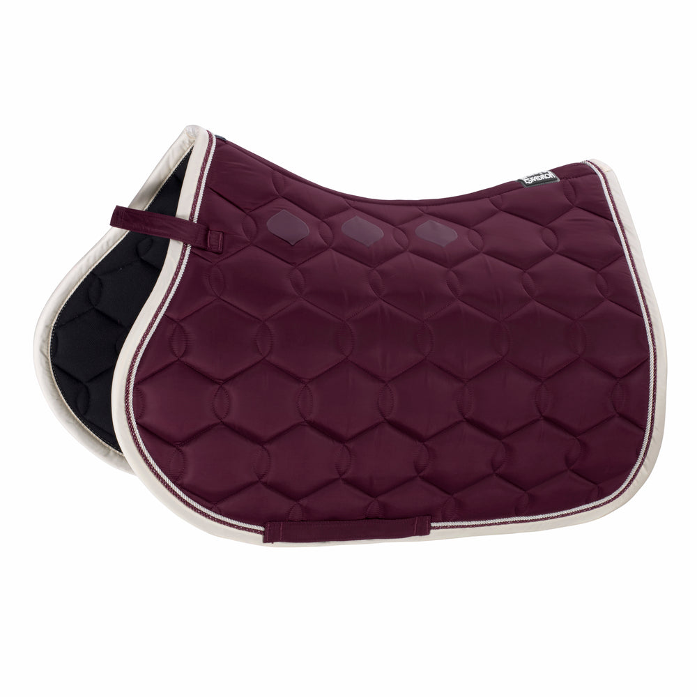 Eskadron Glossy Wave Contrast Zadeldek - blackberry