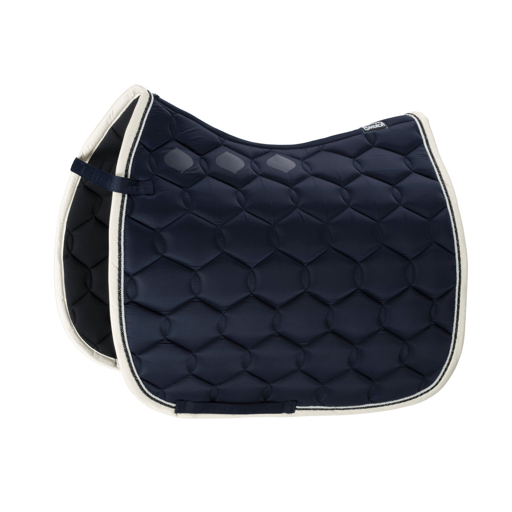Eskadron Glossy Wave Contrast Zadeldek - navy