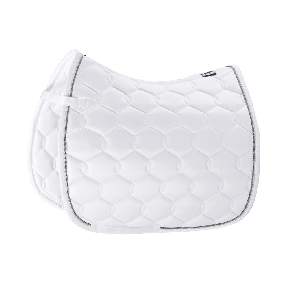 Eskadron Glossy Wave Contrast Zadeldek - white