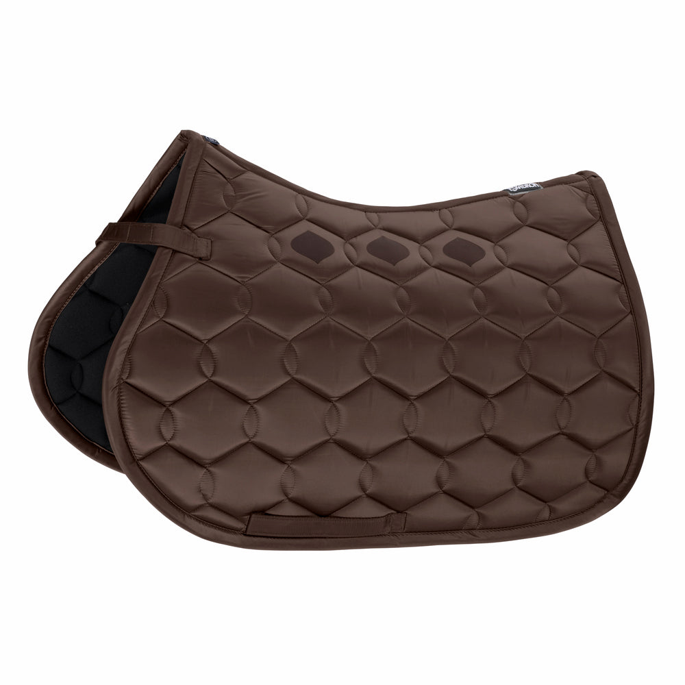 Eskadron Glossy Wave Zadeldek - darkbrown
