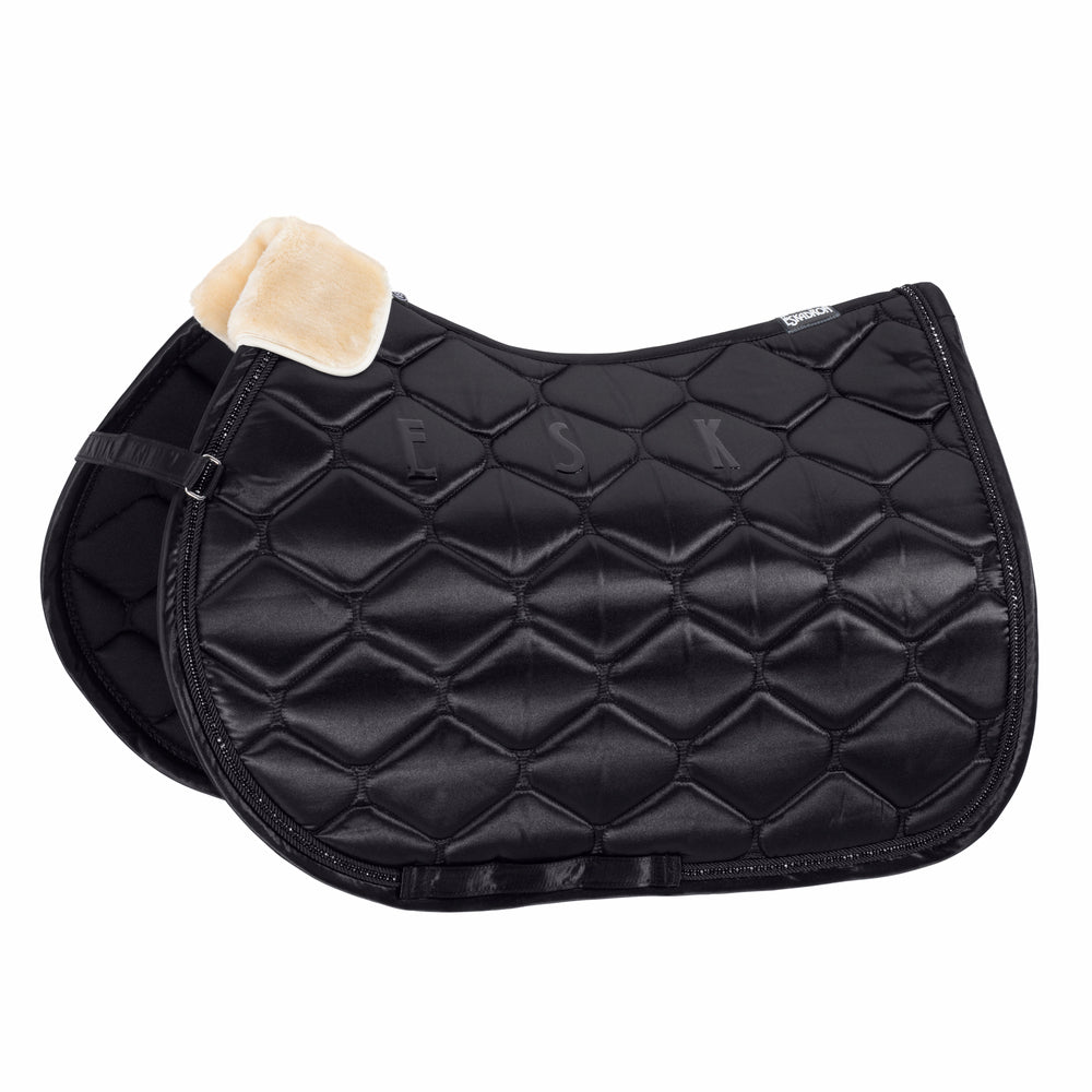 Eskadron Satin Crystal Zadeldek - black